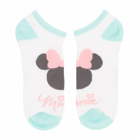 Minnie Mouse Pastel Icons Women's Ankle Socks 6-Pair Pack